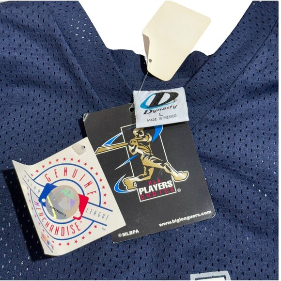 Vintage Yankees Derek Jeter #2 Authentic Dynasty Baseball Jersey 2002 Large NWT - Picture 9 of 10